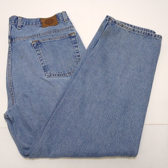 Members Mark Jeans Men's Heavy Denim Tag 36x30 Actual Size 36x28 100% Cotton - Picture 4 of 6